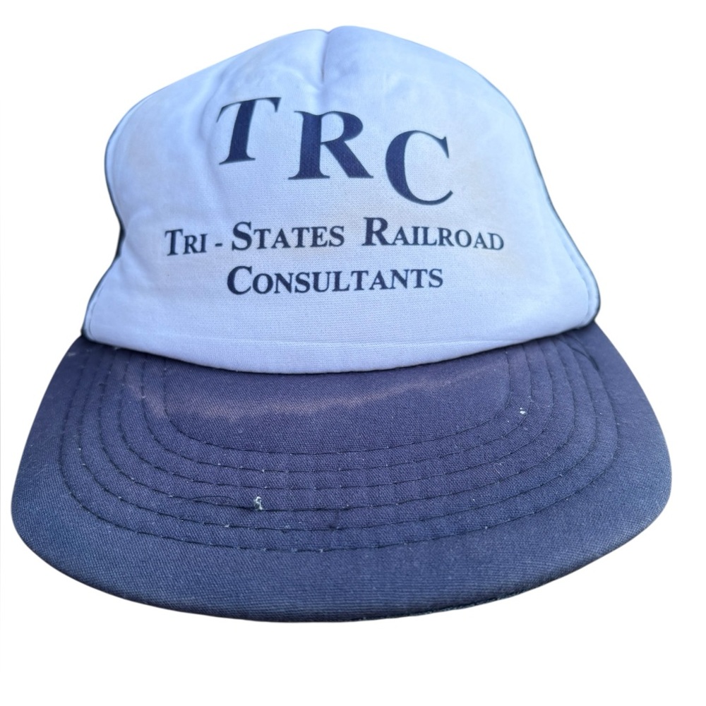 Tri-states Railroad Consultants SnapBack Hat Train Engineer/conductor As‎ Is
